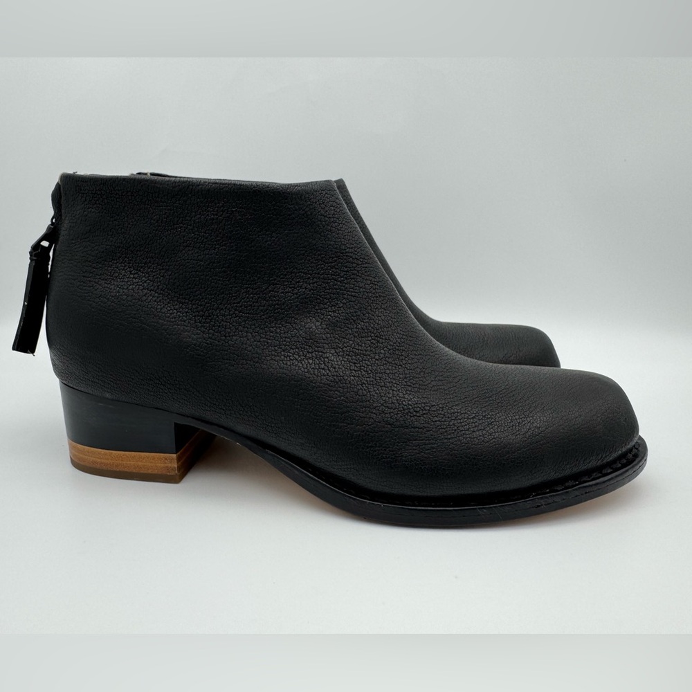 Feit Ceremonial Mid-Heel Bootie - Black - Women's Size EU 38 / US 8
